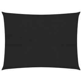 Sunshade Sail 160 g/m2 Black 3.5x4.5 m HDPE
