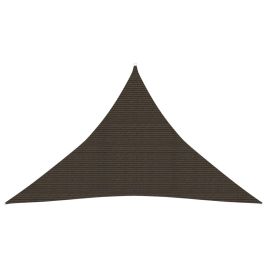 Sunshade Sail 160 g/m2 Brown 3.5x3.5x4.9 m HDPE