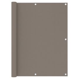 Balcony Screen Taupe 120x300 cm Oxford Fabric