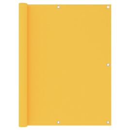 Balcony Screen Yellow 120x400 cm Oxford Fabric