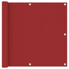 Balcony Screen Red 90x400 cm Oxford Fabric