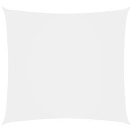 Sunshade Sail Oxford Fabric Square 6x6 m White