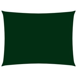 Sunshade Sail Oxford Fabric Rectangular 4x6 m Dark Green