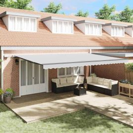 ELBRO Awning Frame Manual Anthracite 600x300 cm Aluminium