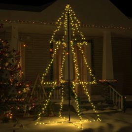 Nevis Christmas Cone Tree 300 LEDs Indoor Outdoor 120x220cm