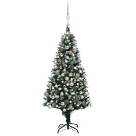 Frois Pre-lit Christmas Tree with Ball Set and Pine Cones 180cm
