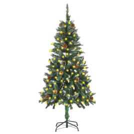 Nevis Artificial Prelit Christmas Tree Pine Cones 150cm