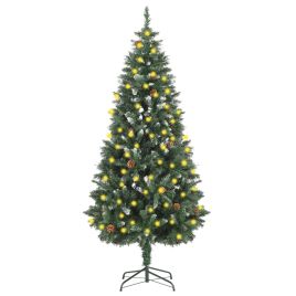 Nevis Artificial Prelit Christmas Tree Pine Cones 180cm