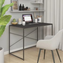 Computer Desk Black 110x60x70 cm Engineered Wood