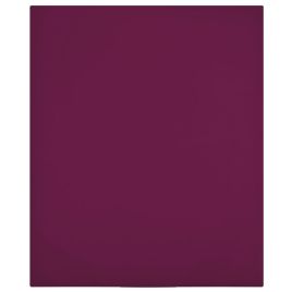 Jersey Fitted Sheet Bordeaux 160x200 cm Cotton