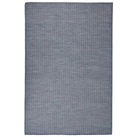 Outdoor Flatweave Rug 120x170 cm Blue