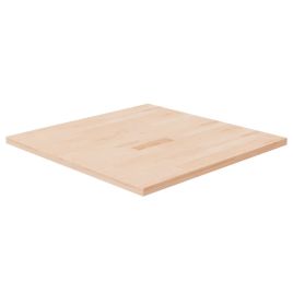 Square Table Top 70x70x2.5 cm Untreated Solid Wood Oak