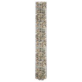Circular Gabion Pole Galvanised Steel Ã˜30x200 cm