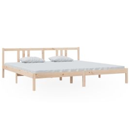 Bed Frame Solid Wood 200x200 cm