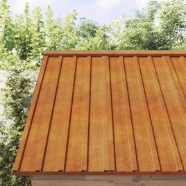 Roof Panels 36 Pcs Rusty 60x44cm Corten Steel