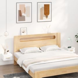 Bedside Table - MERLIN Zoe 2 Piece Nightstand White 35cm