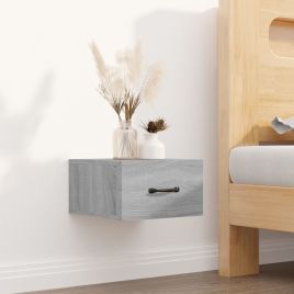 Bedside Table - MERLIN Ivy Nightstand Grey Sonoma 35cm