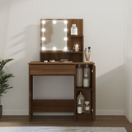 Dressing Table - CHENNAI Dresser Brown Oak 86.5cm