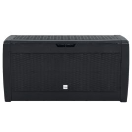 Garden Storage Box Anthracite 119x48x60 cm Polypropylene