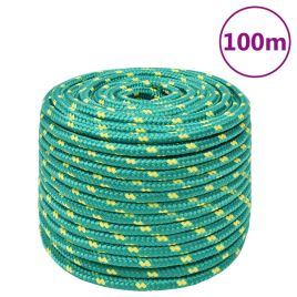 Boat Rope Green 14mm 100 m Polypropylene