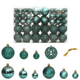 Chena Frois Christmas Baubles 100 pcs Green 3 4 6cm