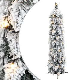 Fluer Artificial Pre-lit Christmas Tree 45 LEDs Flocked Snow 90cm