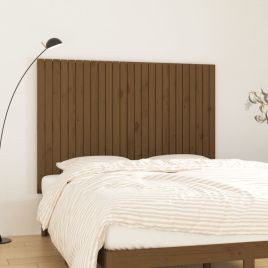 Wall Headboard Honey Brown 159.5x3x110cm Solid Wood Pine
