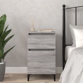 Bedside Table - MONROE Dex Nightstand Grey Sonoma 40cm