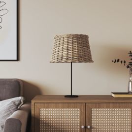 Lamp Shade Brown 45x28cm Wicker