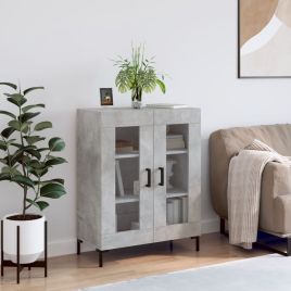 Sideboard Concrete Grey 69.5x34x90 cm Engineered Wood