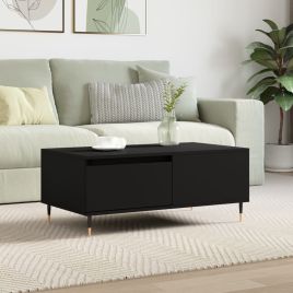 Coffee Table Black 90x50x36.5 cm Engineered Wood