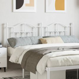 Metal Headboard White 180cm
