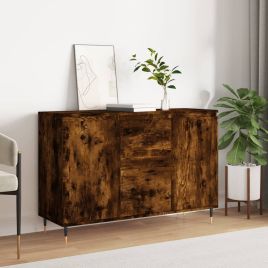 Sideboard Smoked Oak 104x35x70cm Engineered Wood
