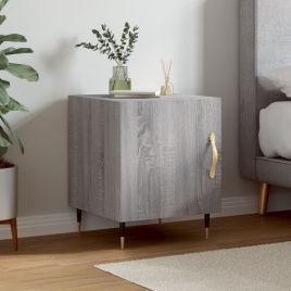 Bedside Table - MANNING Zac Nightstand Grey Sonoma 40cm