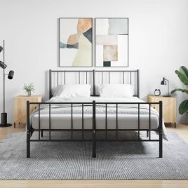 Bedside Table - MANNING Rae 2 Piece Nightstand Sonoma Oak 40cm