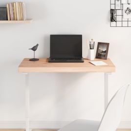 Table Top 100x50x4 cm Rectangular Solid Wood Beech
