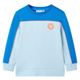 Kids' Sweatshirt Bright Blue and Light Blue 116