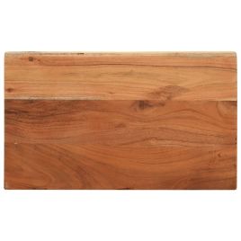Table Top 40x20x2.5 cm Rectangular Solid Wood Acacia