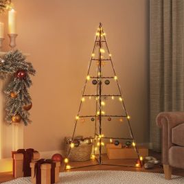 Chena Metal Christmas Tree Decoration Black 140cm