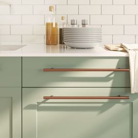 Cabinet Handles 10 Pcs Bronze 320mm Stainless Steel