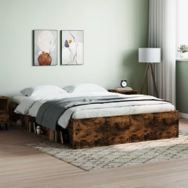 Bedframe Smoked Oak 140x190cm
