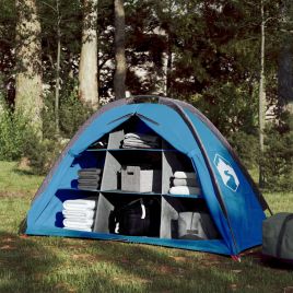 Storage Tent 9 Compartments Blue 125x50x68 cm 185T Taffeta