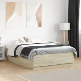 Bedframe Sonoma Oak 120x190cm Small Double