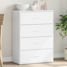 Sideboard White 60x31x84 cm Engineered Wood