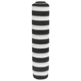 Privacy Net Anthracite and White 1x10 m HDPE 150 g/m²