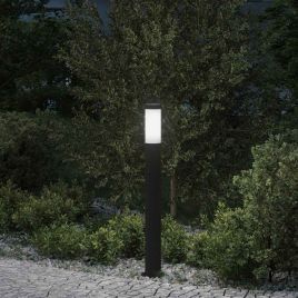 TONGLEN Bollard Light 80 cm Stainless IP44 Steel