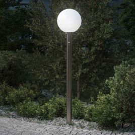 TONGLEN Bollard Light with Sensor 120 cm Stainless IP44 Steel