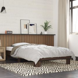 Bedframe Brown Oak 75x190cm Small Single