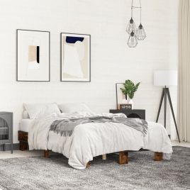 Bedframe Smoked Oak 140x190cm