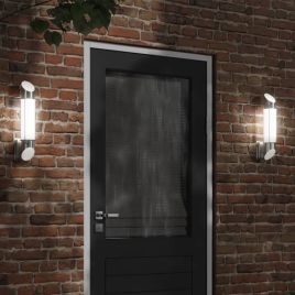 CRBURY Outdoor Wall Light Stainless Steel - Silver